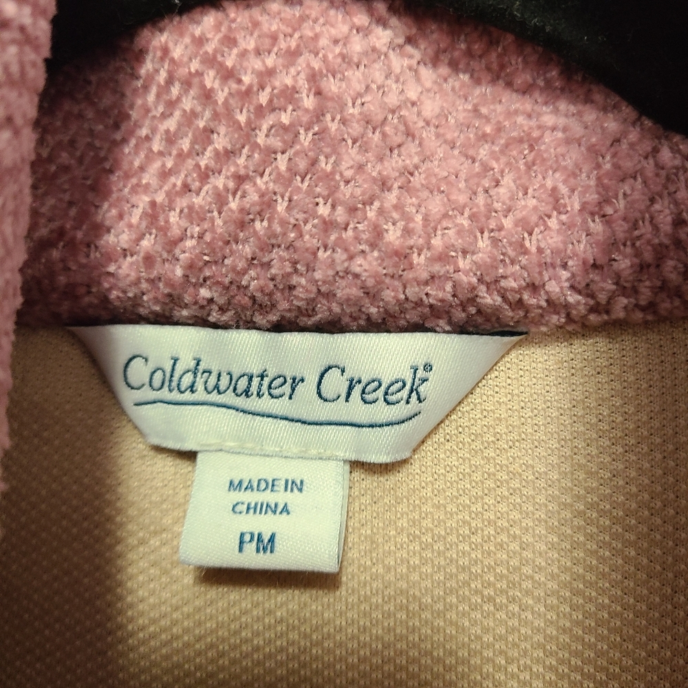 Coldwater Creek Patchwork Hearts Soft Artists Won… - image 3